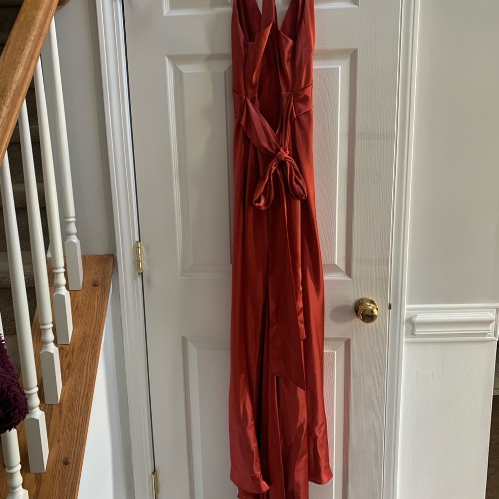 Rust Colored Dress. Altered to a size 3/4